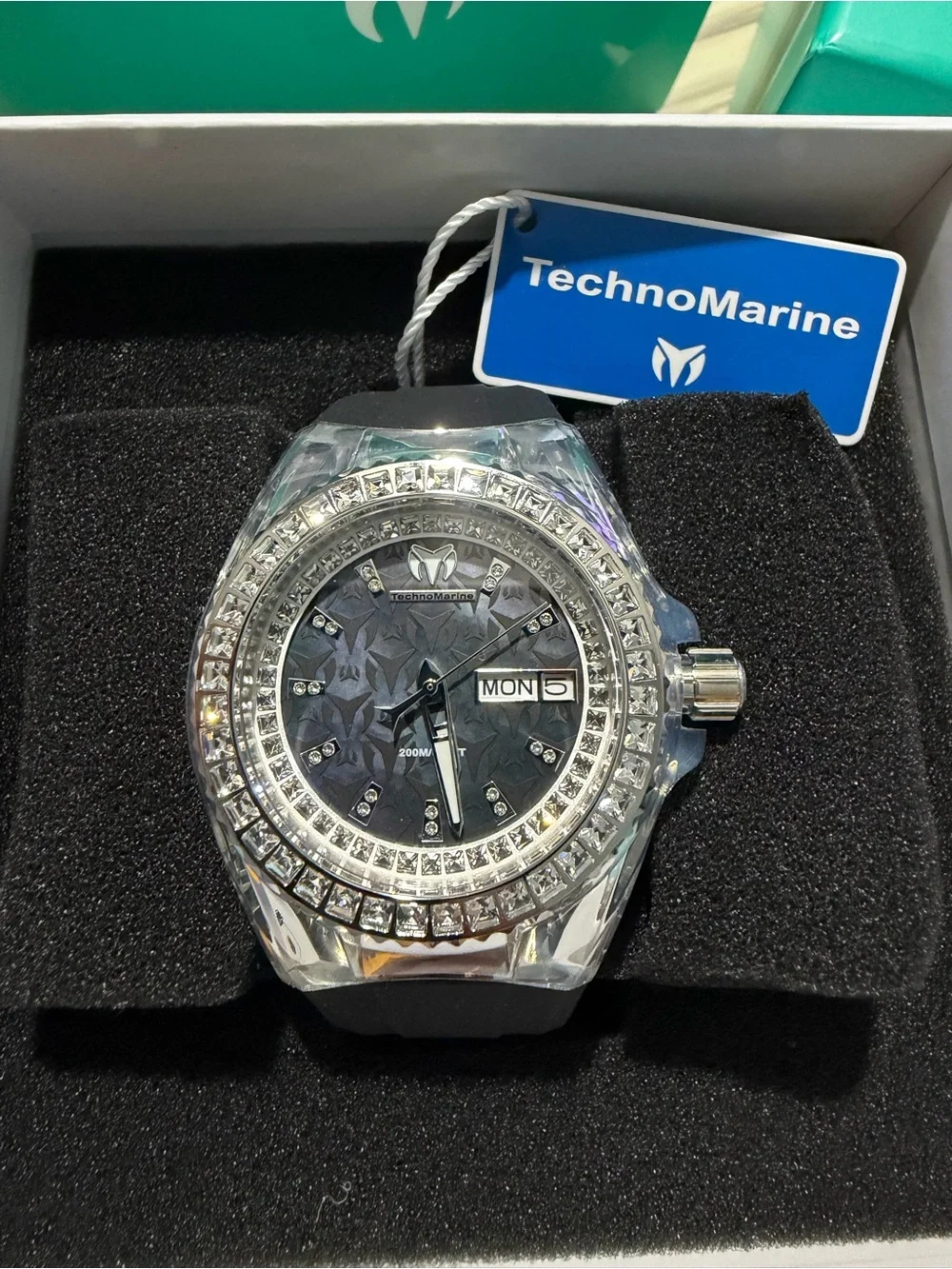 TechnoMarine Cruise Swiss Ronda 517 Caliber Women's Watch w/Mother of Pearl Dial